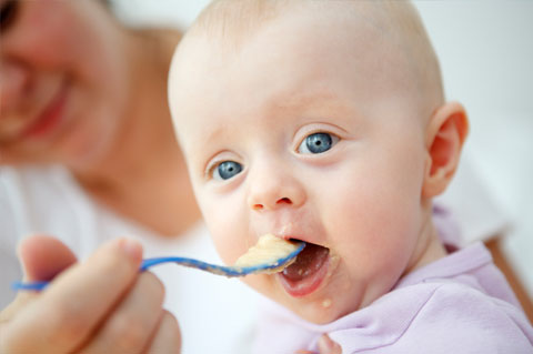 Alimentos para el bebé de 7 meses